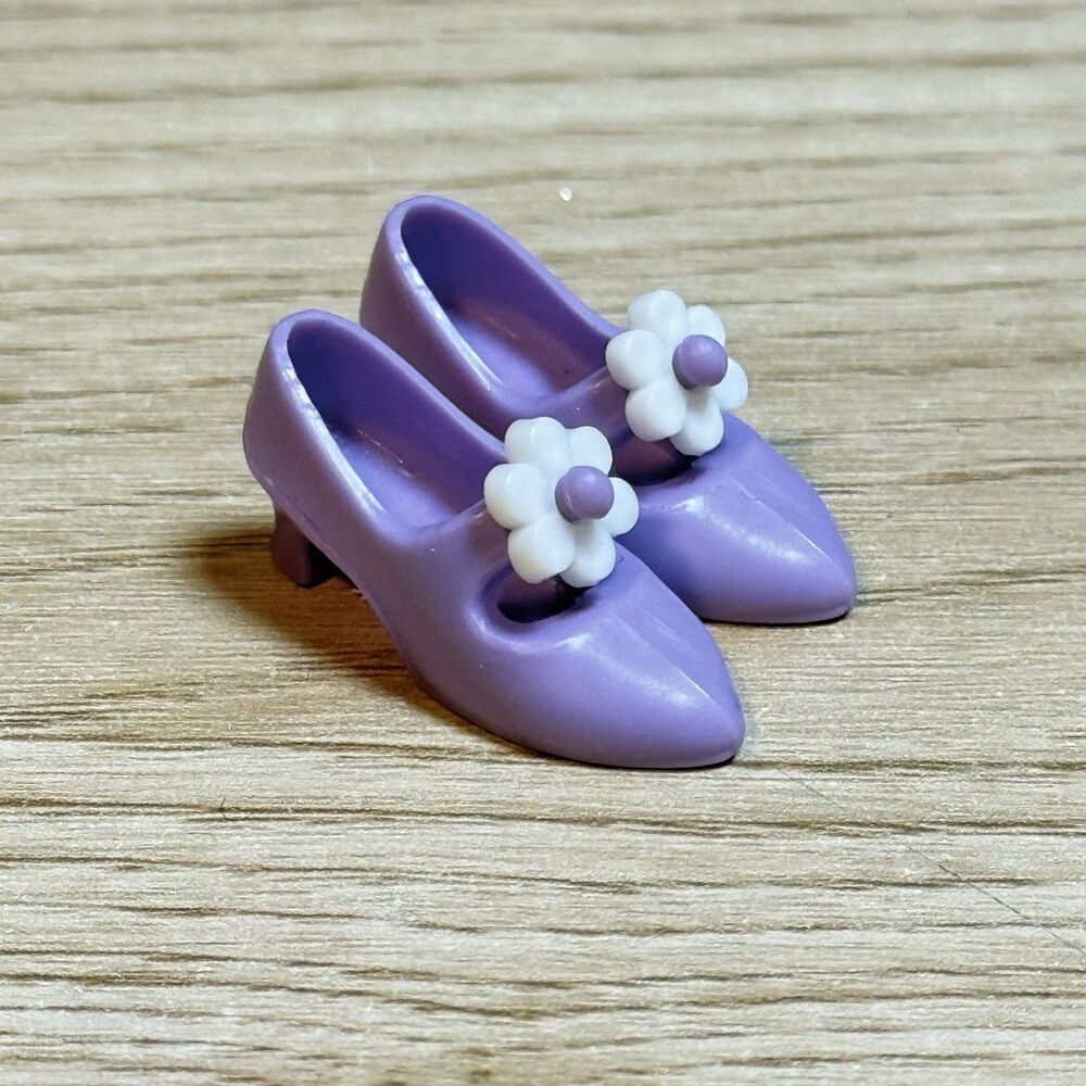 Barbie Daisy Mary Jane SHOES Teen Skipper Courtney Fashion Avenue Purple
